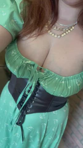 Are my tits enticing enough... describe my titties in one word