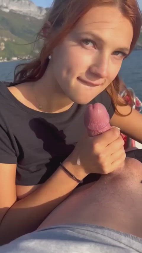 boat bj with cumshot