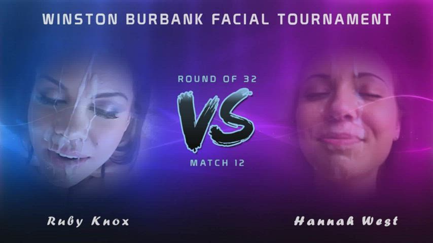 Winston Burbank Facial Tournament - Round of 32 - Match 12 - Ruby Knox vs. Hannah West (Please vote! Link in comments)