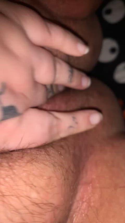 SOAKING wet hairy pussy 🤤🤤