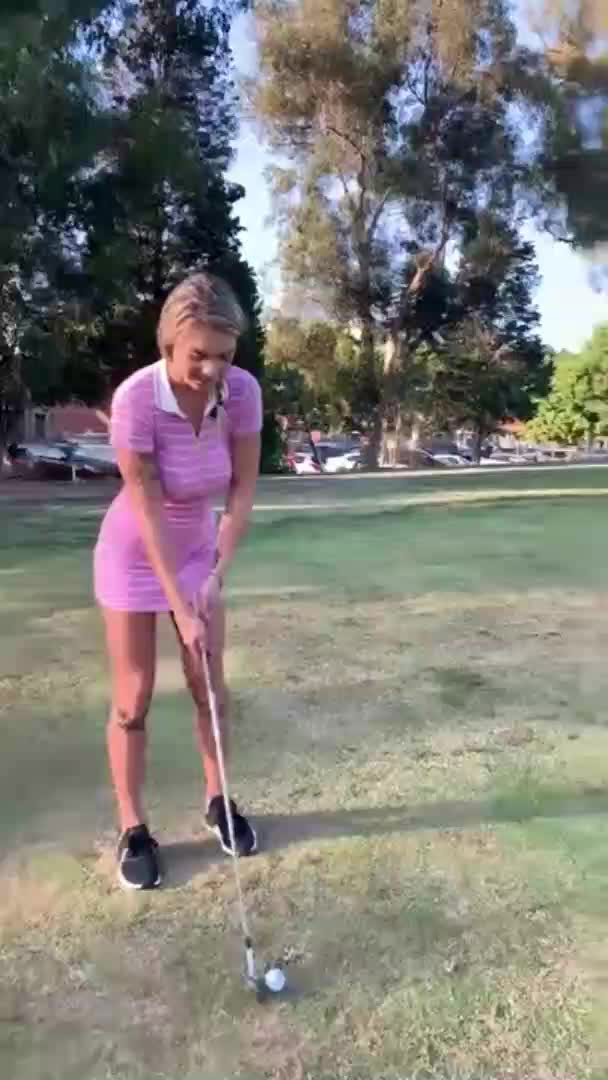 Gabbie Carter Gets Creampie on The Golf Field