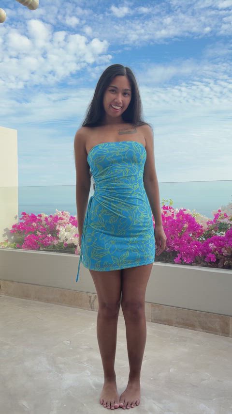 This dress is too short for twerking... Maybe I should've worn panties