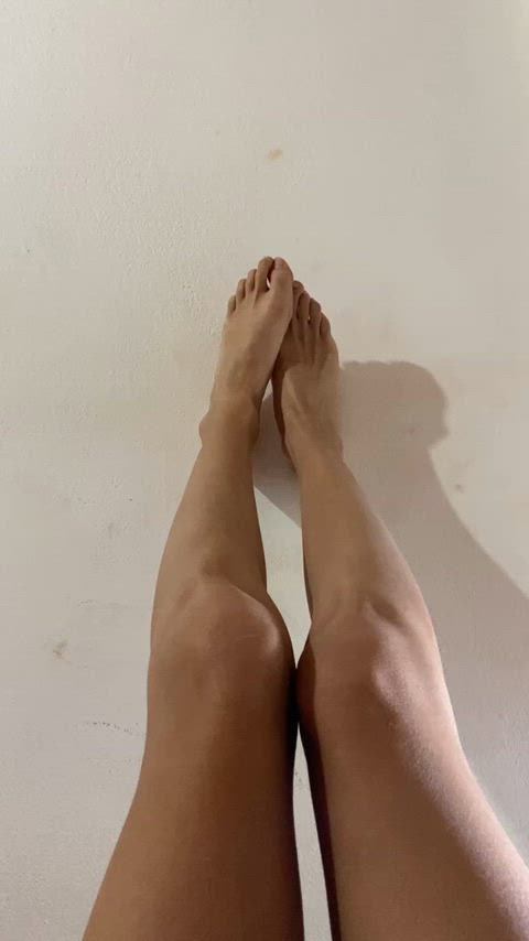 I would let you lick my feet and then I would masturbate you with them