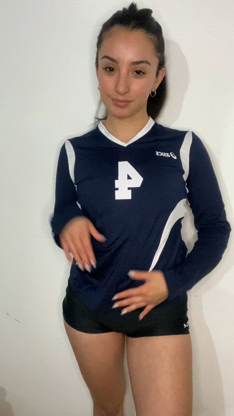 do i look hot in my cheerleader uniform? 18F