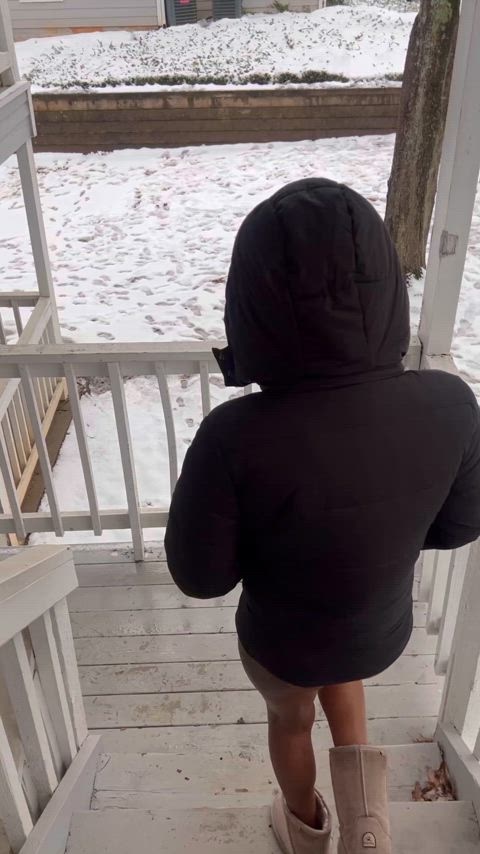 ATL Snow day 25 She Wanted to shake ass n da snow