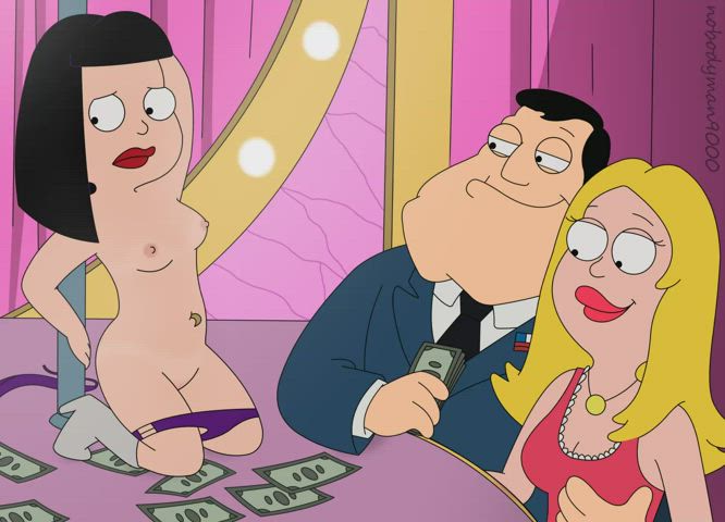 Hayley Smith stripping (nobodyman9000) [American Dad]