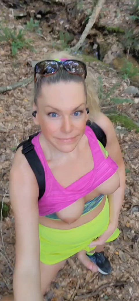 Let's play in the woods, honey 😈🍆💦