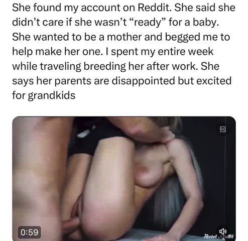 Are you disappointed your daughter got bred by a traveling stranger?