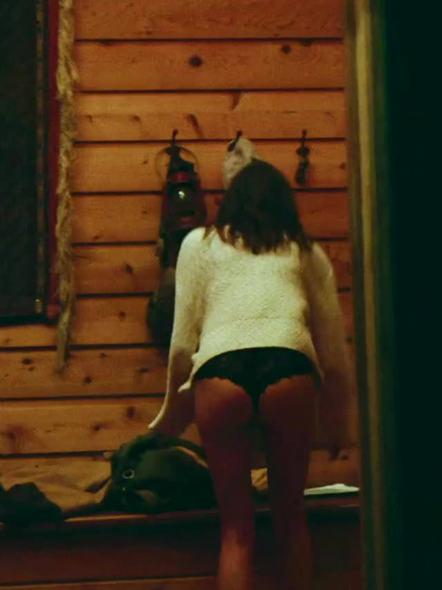 Aubrey Plaza's ass in her new movie Black Bear