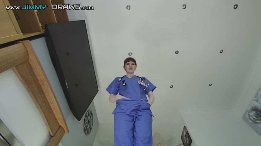 JimmyDrawsVR: 8K Facesitting with the stunning Dirty Demi as your visiting nurse!