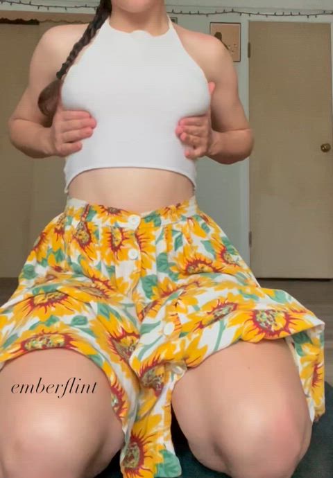 Sunflower skirt