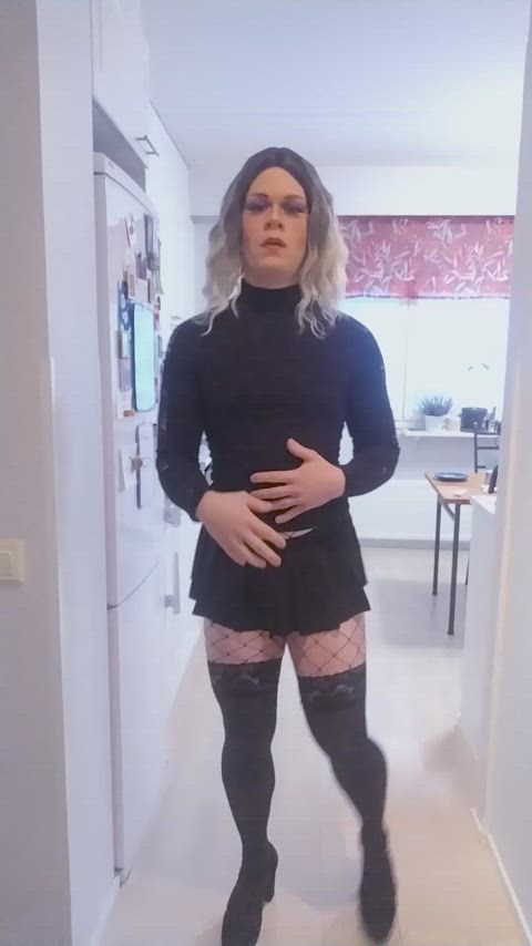 Working on my seduction techniques all dolled up. What do you think?