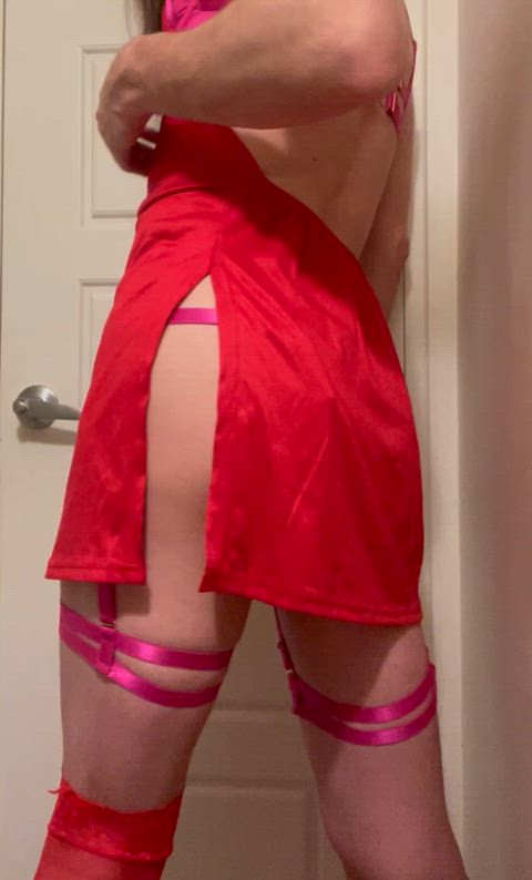 Does this dress make my ass or cock look better?