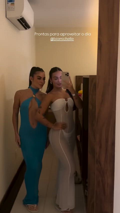 Bia Michelle e Larissa Santos