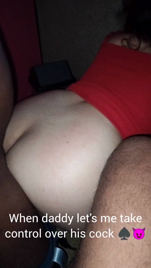 Daddy loves owning my pussy in front of hubby 