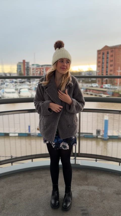 It was cold, but I couldn’t help myself