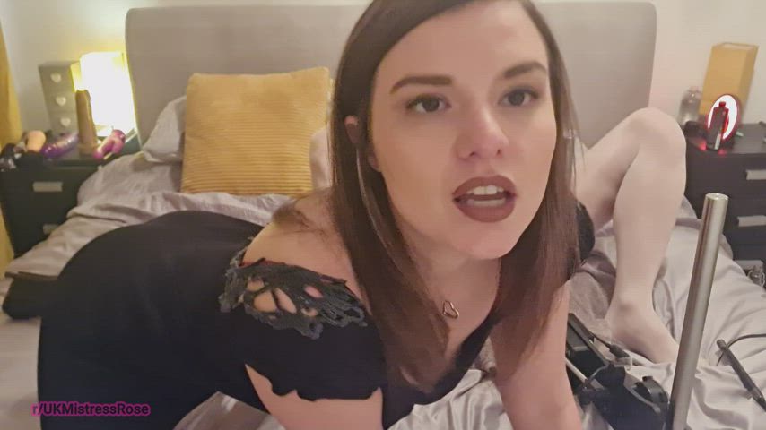 If I ever Catch you are being naughty and sniffing around my panties, guess what!!!! I will turn you into my sissy, Ruin your arse with my fucking machine, when make you eat so much cum it fills your mouth!! Thanks to the cameraman for donating his huge