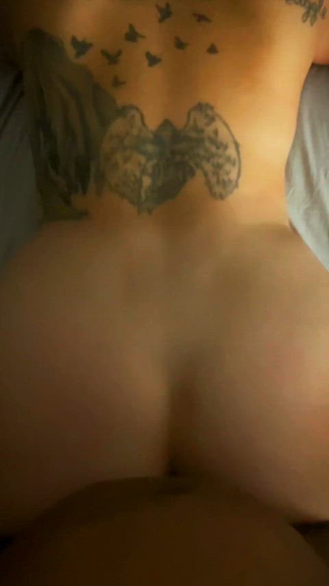 PAWG tattooed Twerks on my BBC deep backshots