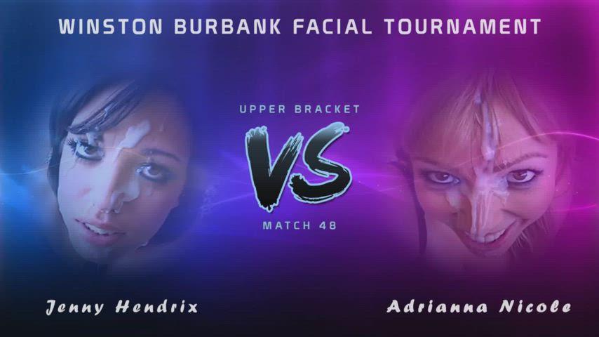 Winston Burbank Facial Tournament - Match 48 - Upper Bracket - Jenny Hendrix vs. Adrianna Nicole (Please vote! Link in comments)