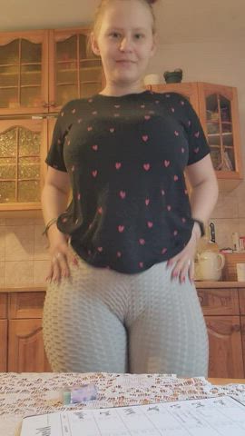 I'm just a thick, curvy girl with massive thighs surprisingly big boobs. Kisses