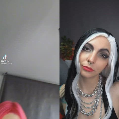 Twerk-Kitty Cruella de Vil TikTok vs Reddit