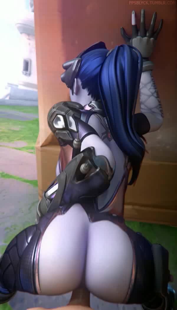 Pounding Widowmaker from behind (FPSBlyck)