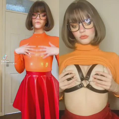 SnowCrazyFrenzy / Misty Silver Velma cosplay TikTok vs Reddit