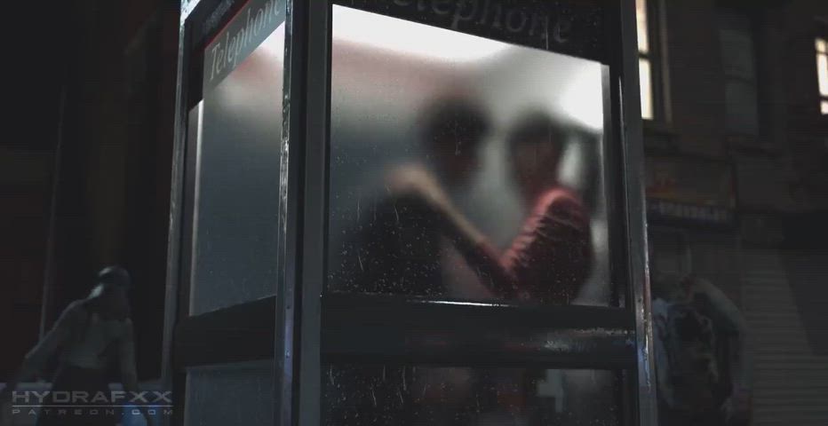 Claire x Leon - phone booth sex (HydraFXX)