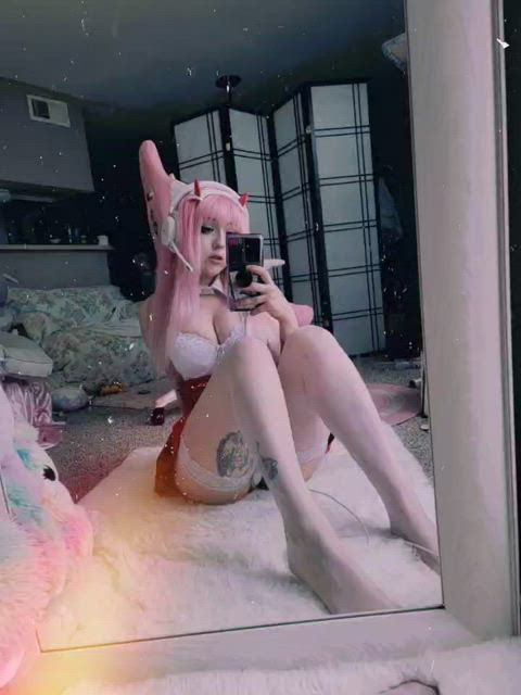 Zero Two as an E-Thot [Darling in the Franxx] (Dahlia_Vixen)