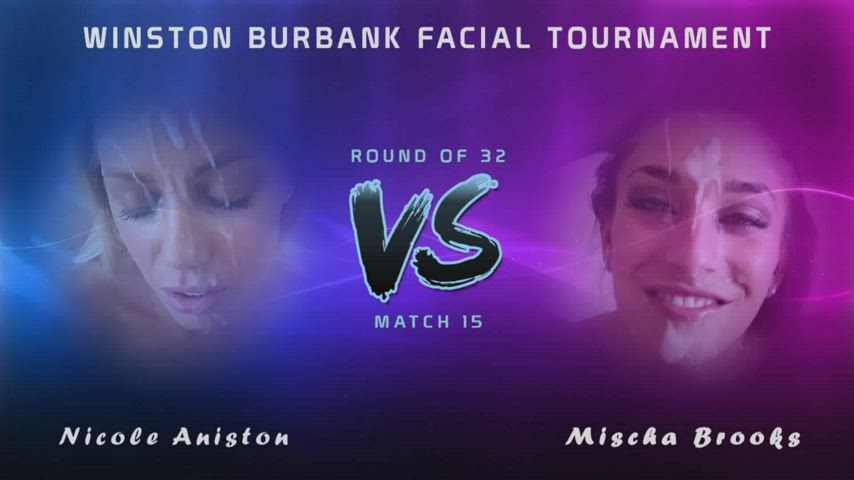 Winston Burbank Facial Tournament - Round of 32 - Match 15 - Nicole Aniston vs. Mischa Brooks (Please vote! Link in comments)