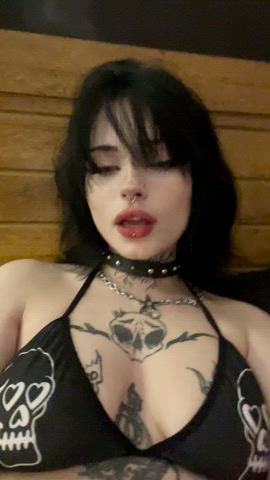 would you fuck two horny goth sluts?