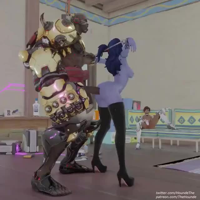 Doomfist punishes Widowmaker (thehounde)