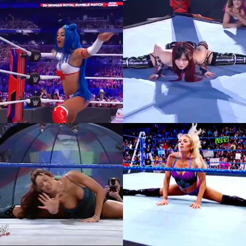 Whose split is hotter? (Mercedes Moné, Iyo Sky, Melina, Charlotte Flair)