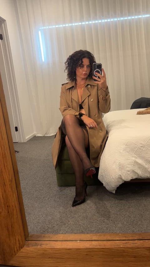A trench coat is always classy