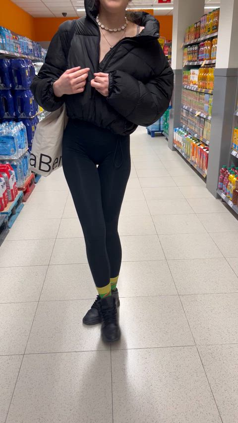 showing boobs at the supermarket makes it’s fun 