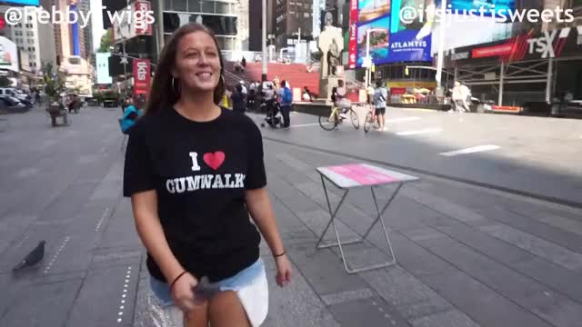 Febby Twigs - NYC Cumwalk