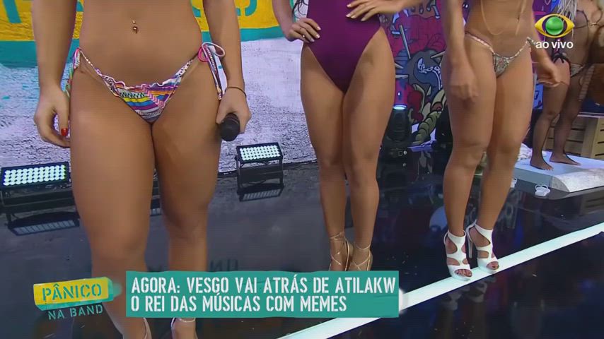 Aricia Silva, Aline Mineiro e Wendy Tavares (Panicats)