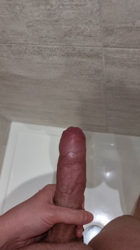 Stroking in the shower, just needed you on your knees (27)