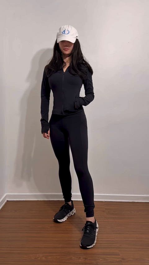 Slim Asian + Leggings