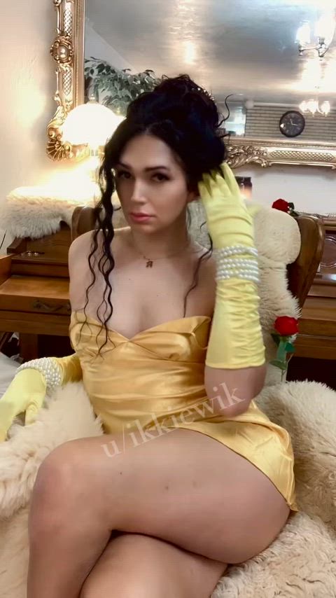 Did you know Belle has a little “beast” of her own? 😉 🍆