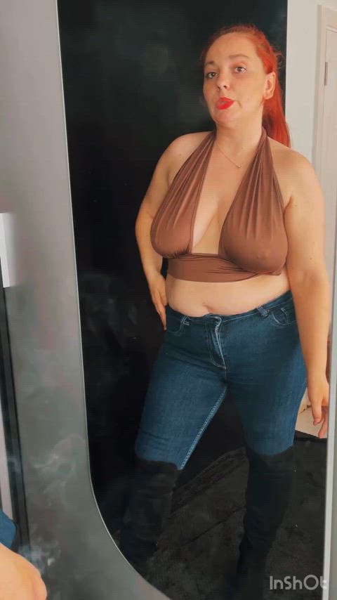 BBW Chubby Cleavage MILF Party Smoking Porn Gif by phoebesmokes: The Ultimate Fantasy Come to Life! Get ready to indulge in the hottest party of your life as voluptuous MILFs with smoking hot bodies and irresistible clea