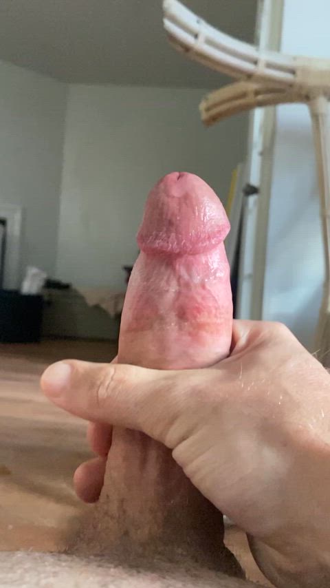 Cum covered cock 