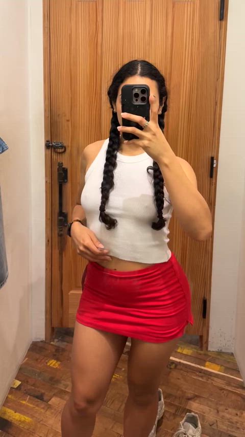 Never thought I needed a red skirt until now